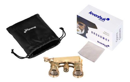 Театральный бинокль-лорнет Broadway 325E, золотистый 6