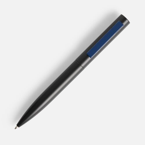 Ручка шариковая Inkolor, черная с темно-синим 2
