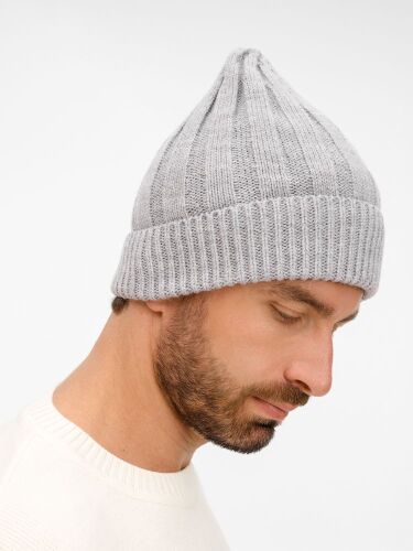 Шапка Bellish, светло-серый меланж 5
