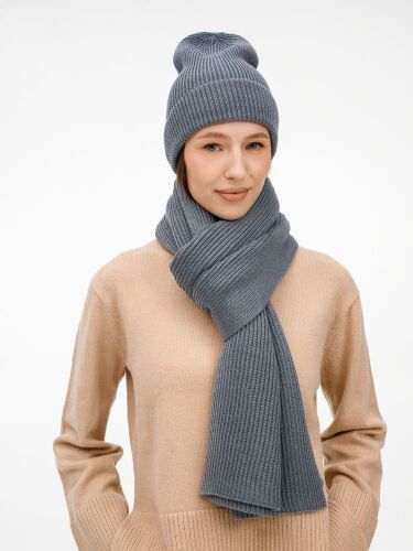 Шапка Nobilis Mono, серая (стальная) 6