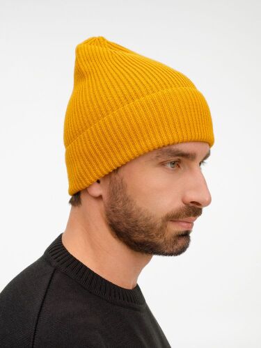 Шапка Nobilis Mono, желтая (медовая) 3