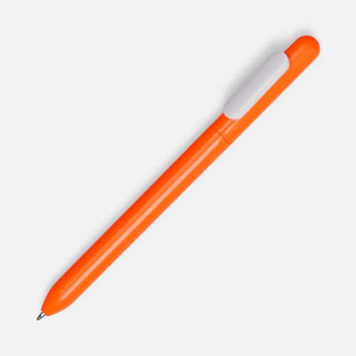 Ручка шариковая Swiper, оранжевая с белым 1 Ручка шариковая Swiper, оранжевая с белым 1