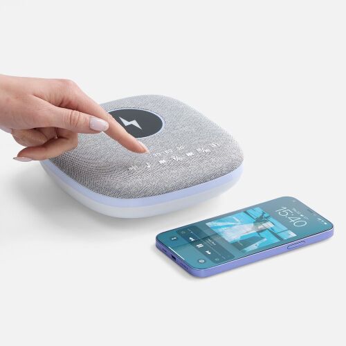 Bluetooth колонка с беспроводной зарядкой и подсветкой Terrafoni 14