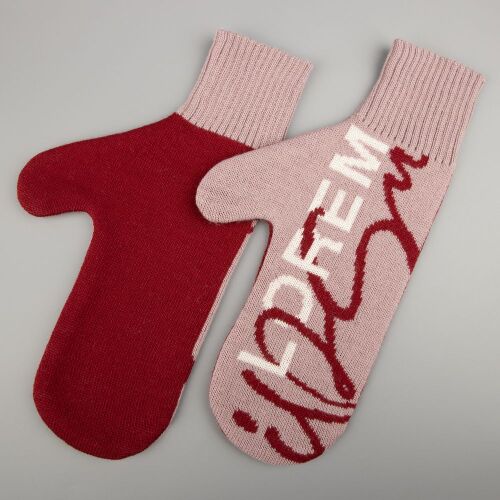 Варежки на заказ Mani, полушерсть, размер XL 5