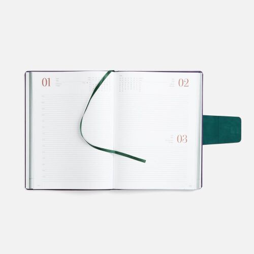 Ежедневник Grande Strap на заказ, датированный, фиолетовый 7