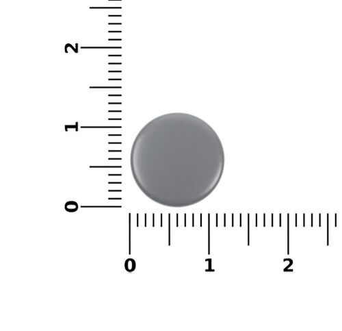 Кнопка Clavis, M, серая 2 Кнопка Clavis, M, серая 2