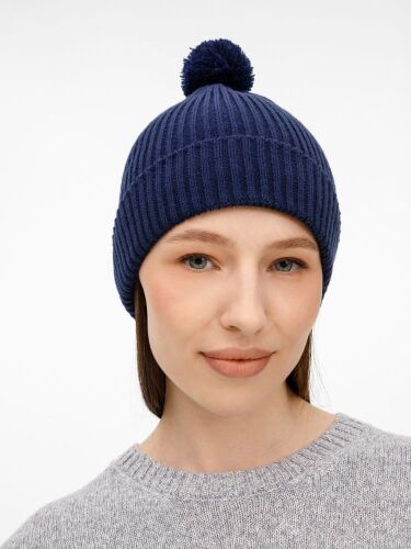 Шапка Catch Match, темно-синяя 4