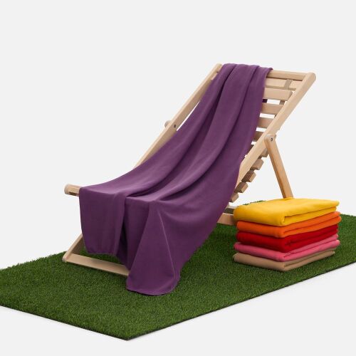 Флисовый плед Warm&Peace, фиолетовый 3