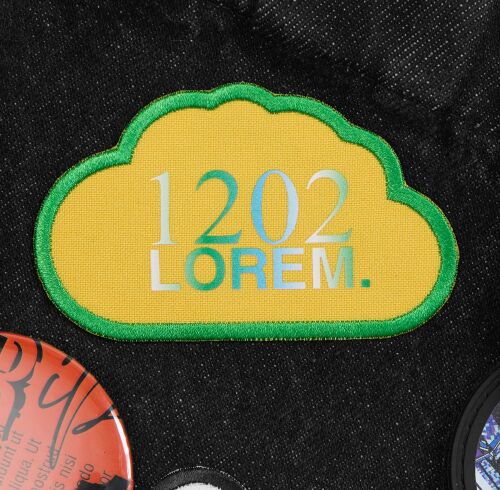 Шеврон из габардина Gabo S, желтый 4