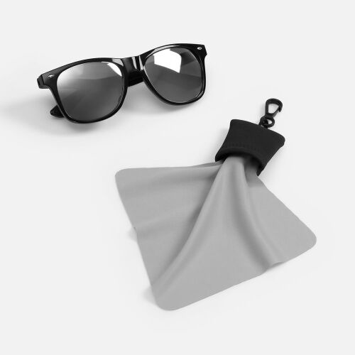 Очищающая салфетка Specta, серая с черным 2