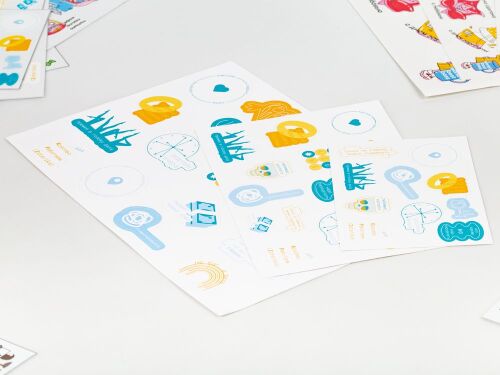 Наклейки из ПВХ Sticker Pack на заказ, M 3 Наклейки из ПВХ Sticker Pack на заказ, M 3