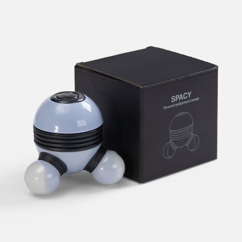 Ручной вибромассажер Spacy, серый с черным 6