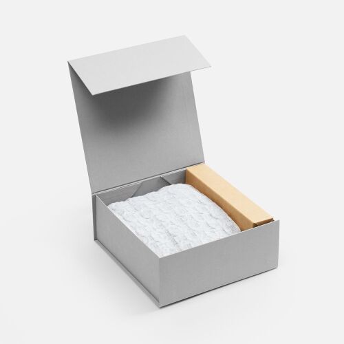 Коробка складная Quadra Fold, серая 4