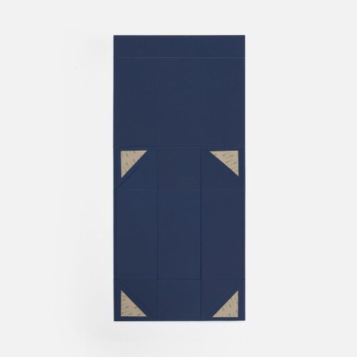Коробка складная Quadra Fold, темно-синяя 6