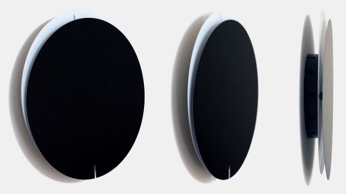 Часы настенные Melancholia Clock, черные 4