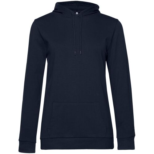 Толстовка с капюшоном женская Hoodie, темно-синяя, размер XXL 1