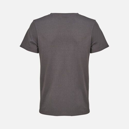 Футболка унисекс Regent с V-образным вырезом, темно-серая, разме 1