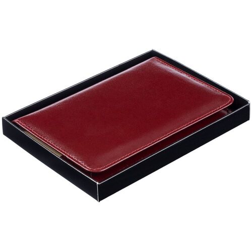 Обложка для паспорта Signature, бордовая 6