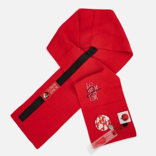 Шарф Urban Flow, красный 6