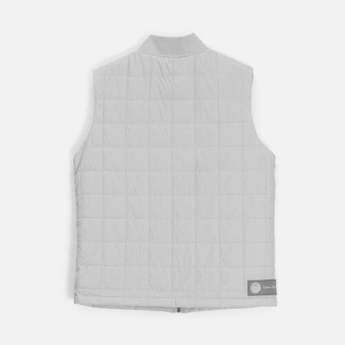 Лейбл из ПВХ с вырубкой «Круг», серый 4