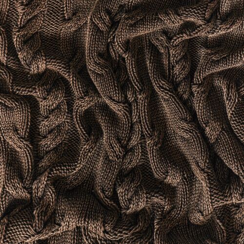 Плед Hygge, коричневый 5