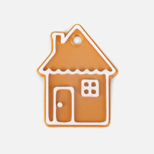 Мини-подвеска «Пряник», 3D-печать на заказ, домик в harsika Мини-подвеска «Пряник», 3D-печать на заказ, домик