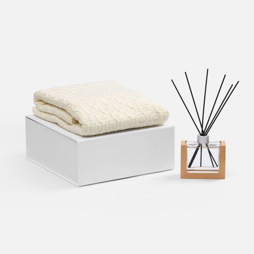 Коробка складная Quadra Fold, белая 5