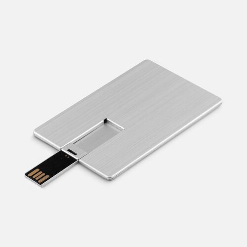 Флешка Platinum Card, 32 Гб, серебристая 2