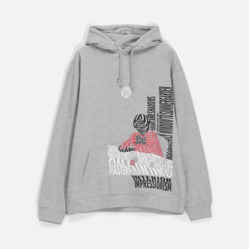 Худи унисекс Condor, серый меланж, размер XXL 7