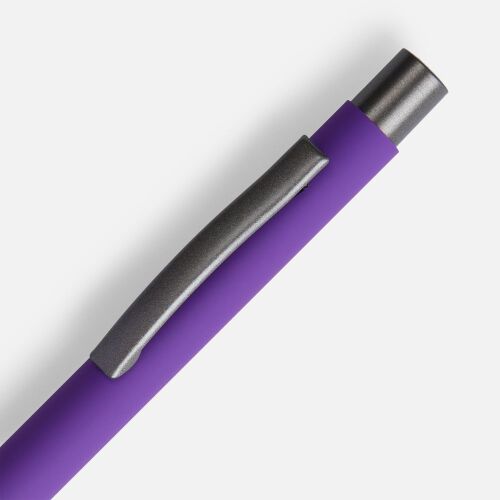 Ручка шариковая Atento Soft Touch, фиолетовая 3