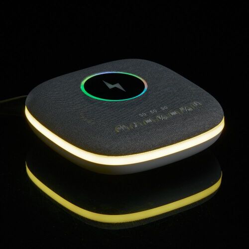 Bluetooth колонка с беспроводной зарядкой и подсветкой Terrafoni 6