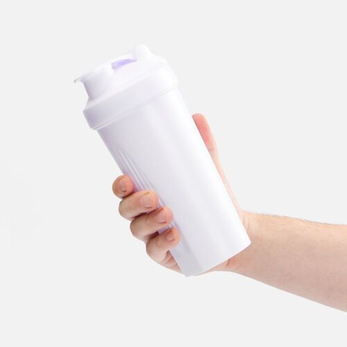 Спортивный шейкер Shake It Easy, белый 5