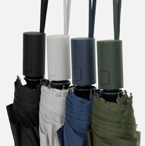 Зонт складной Cloudex, светло-серый 7