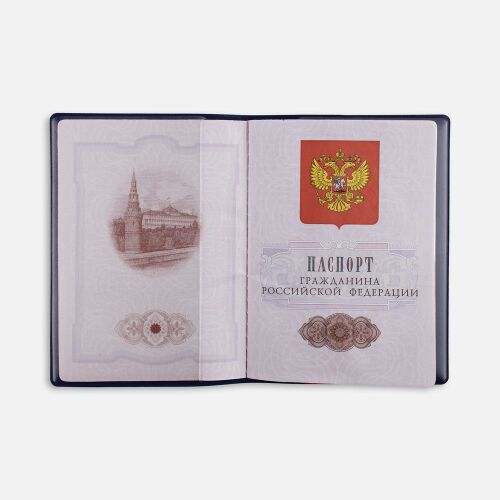Обложка для паспорта Dorset, синяя 3