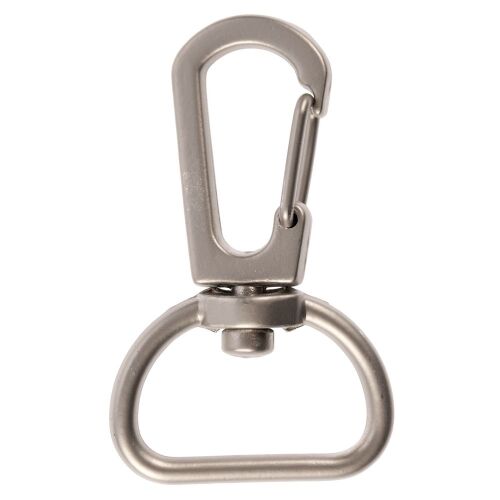 Застежка-карабин Snap Hook, M, серебристая 1