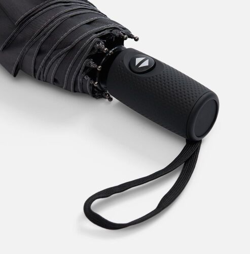 Складной зонт Dome Double с двойным куполом, серый 4