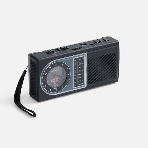 Bluetooth-колонка с радио Comradio, черная 1 Bluetooth-колонка с радио Comradio, черная 1