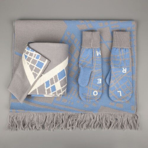 Варежки Joyful на заказ, полушерсть 2