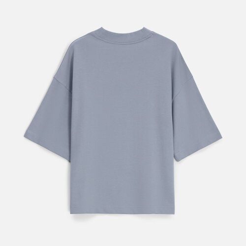 Футболка оверсайз унисекс T9, серая, размер XS/S 7