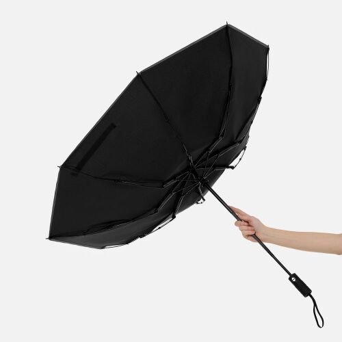 Зонт складной Tyre, черный 7
