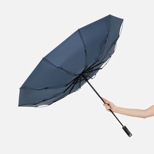 Зонт складной Regenfall, темно-синий 6