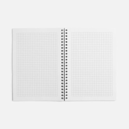 Блокнот Salvador в клетку, синий ver.2 4