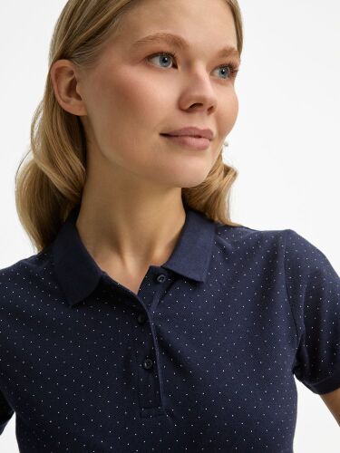 Рубашка поло женская Brandy Women темно-синий с белым, размер XS 6