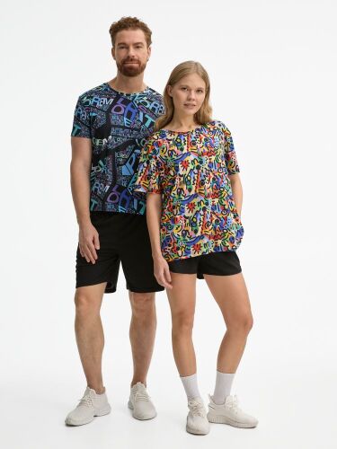 Футболка унисекс Senti с полной запечаткой на заказ, размер XL 3