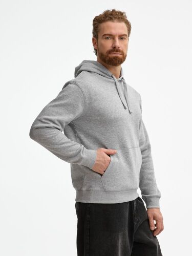 Толстовка унисекс Spencer серый меланж, размер XL 4