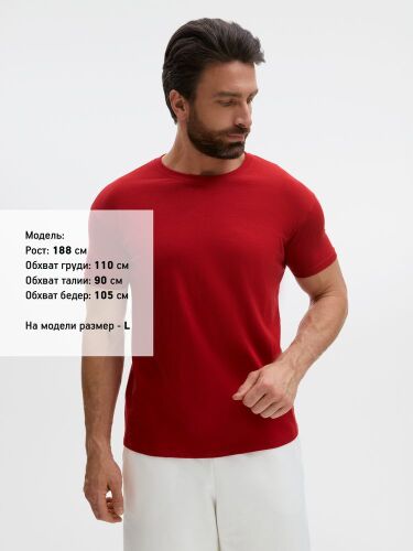 Футболка Regent 150 вишнево-красная, размер XXL 4