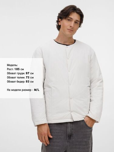 Куртка унисекс Veter, молочно-белая, размер XL/XXL 2