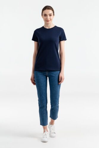 Футболка женская T-bolka Stretch Light Lady, темно-синяя (navy), 5