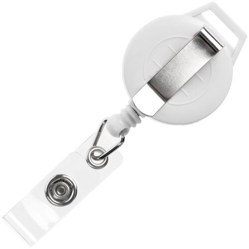 Ретрактор Attach New с ушком под ленту, белый 2