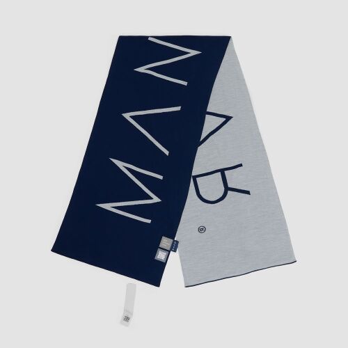 Шарф Bereg, серый с синим 7